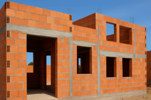 tijolo baiano em construção