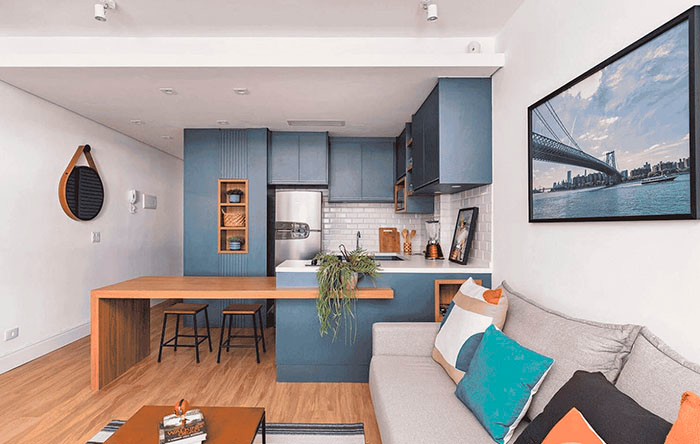 Diferença flat loft kitnet